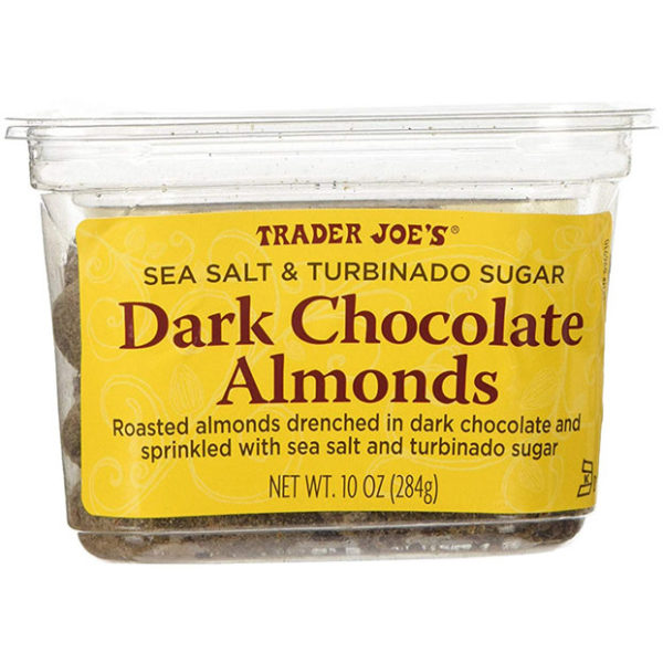 Trader Joe's Sea Salt & Turbinado Sugar Dark Chocolate Almonds